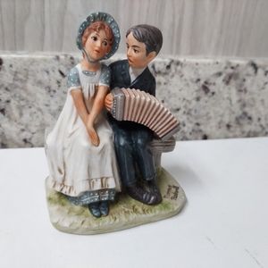 Norman Rockwell Romantic Couple Figurine Saturday Evening Post Cover